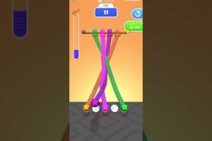Tangle Mater 3D 攻略動画 レベル038